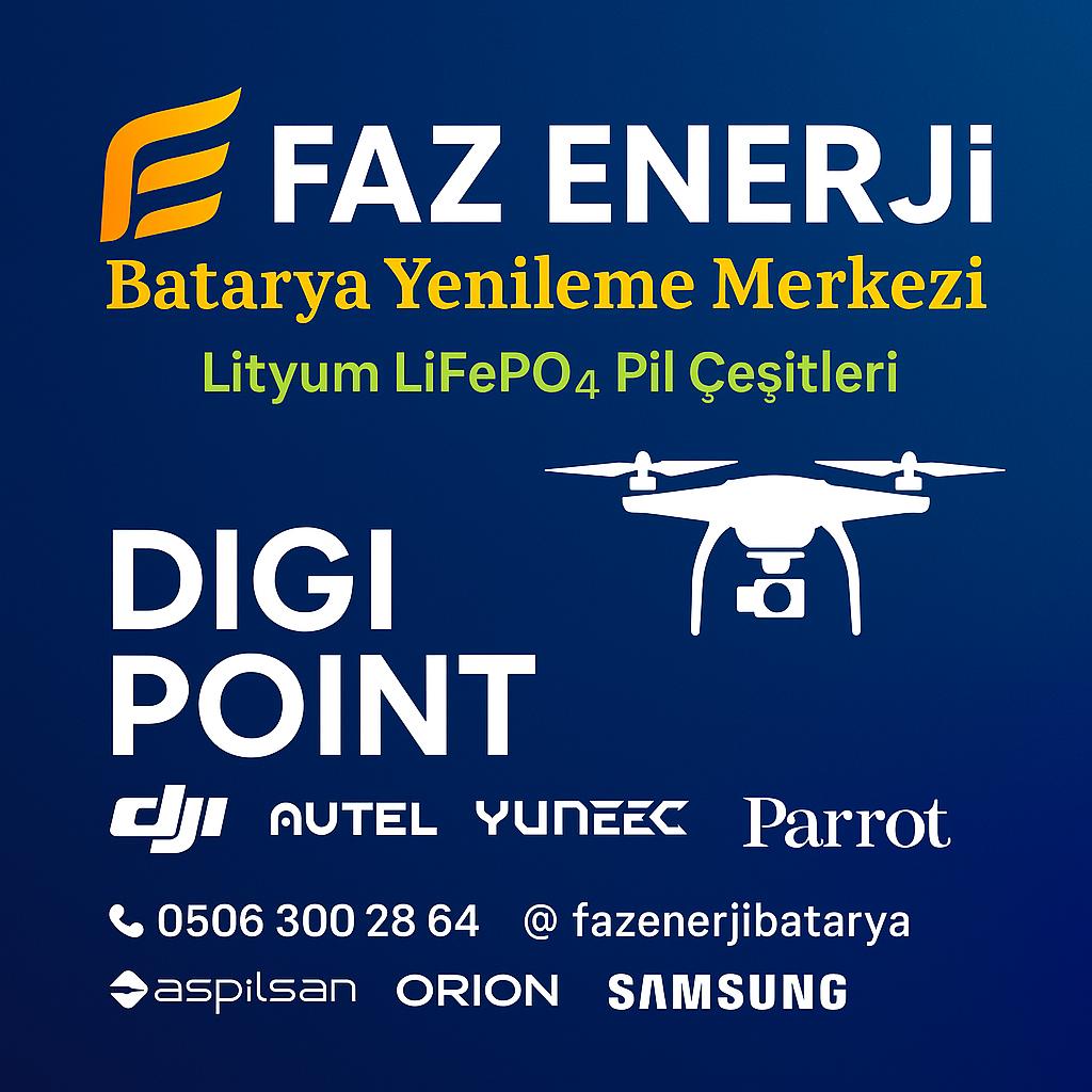 Faz Enerji Batarya Yenileme Digi Point Drone Teknik Servis kapak görseli